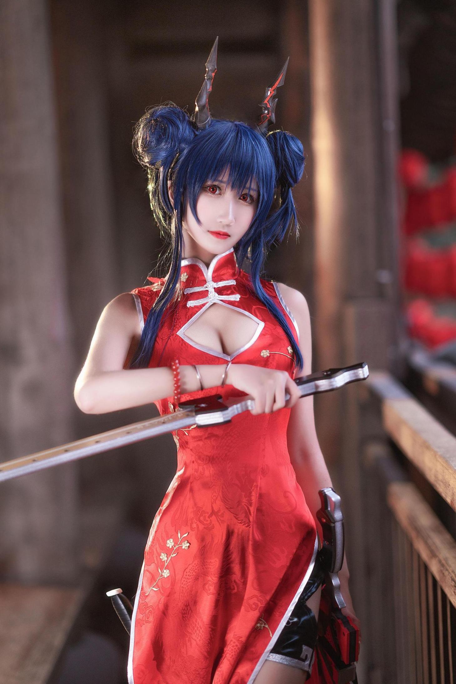 [网络美女] 三度_69 明日方舟 旗袍 高清手机美女壁纸