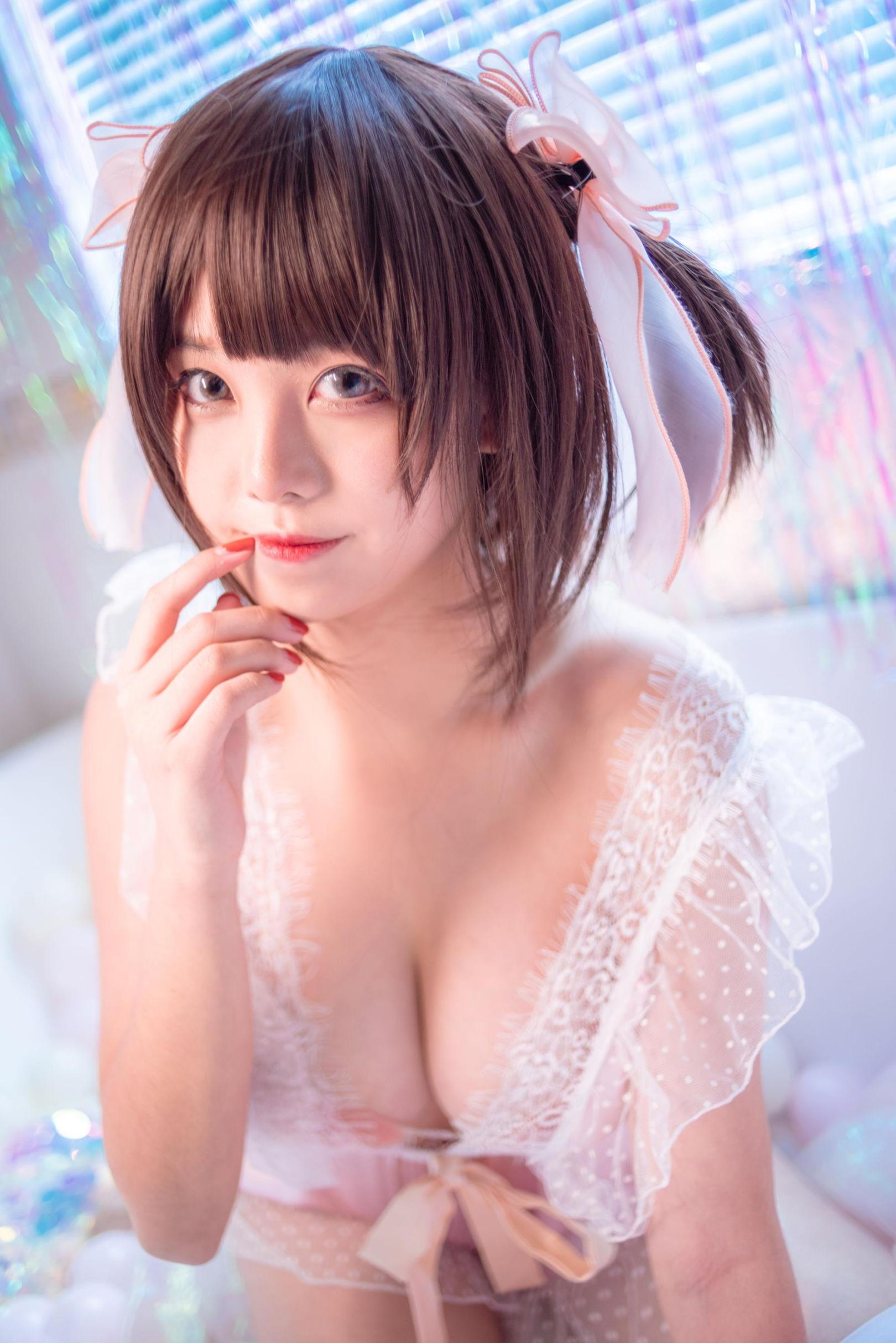 [网络美女] 蜜汁猫裘 粉色私房 高清手机美女壁纸