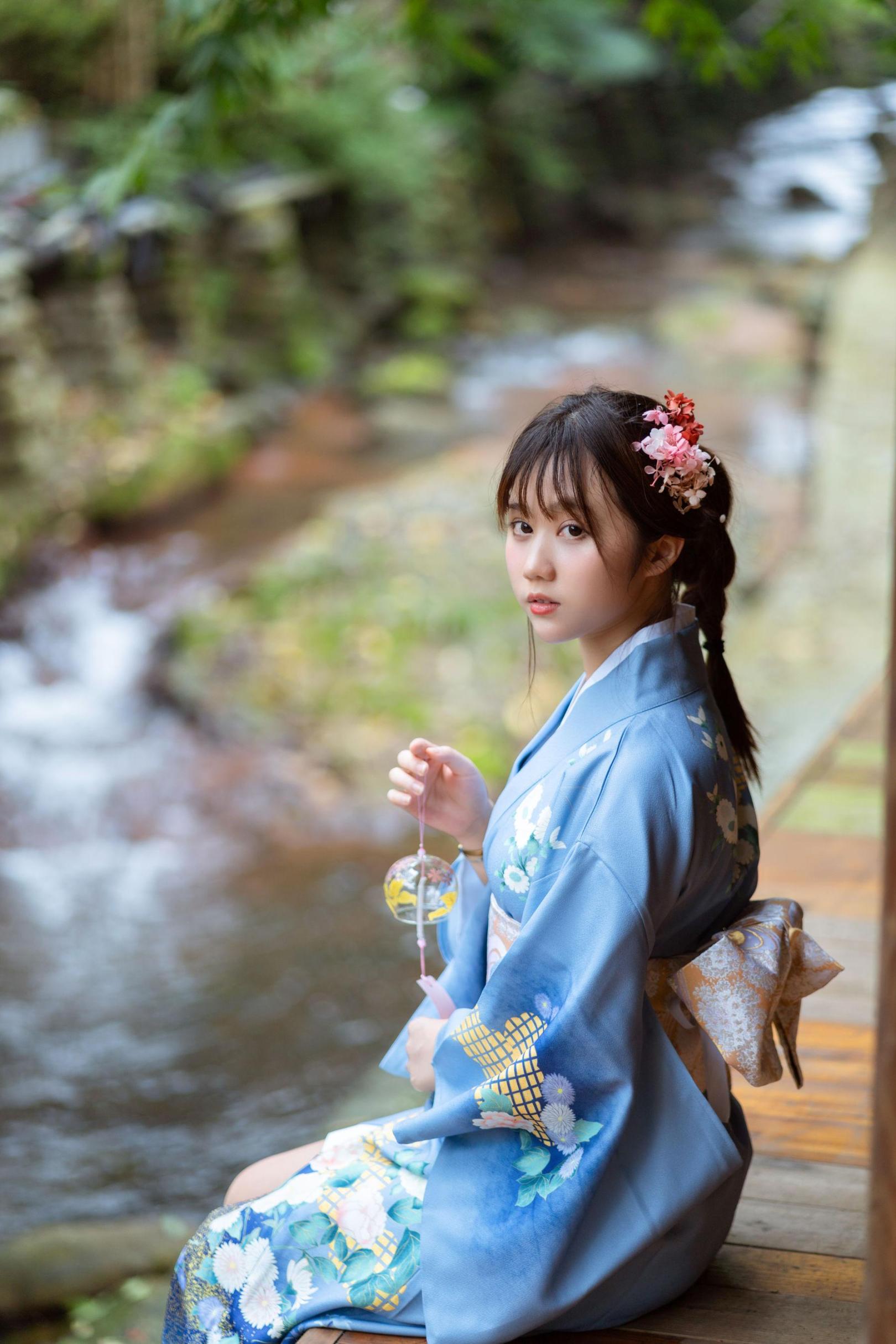 [网络美女] 镜酱 私奔之和服 高清手机美女壁纸