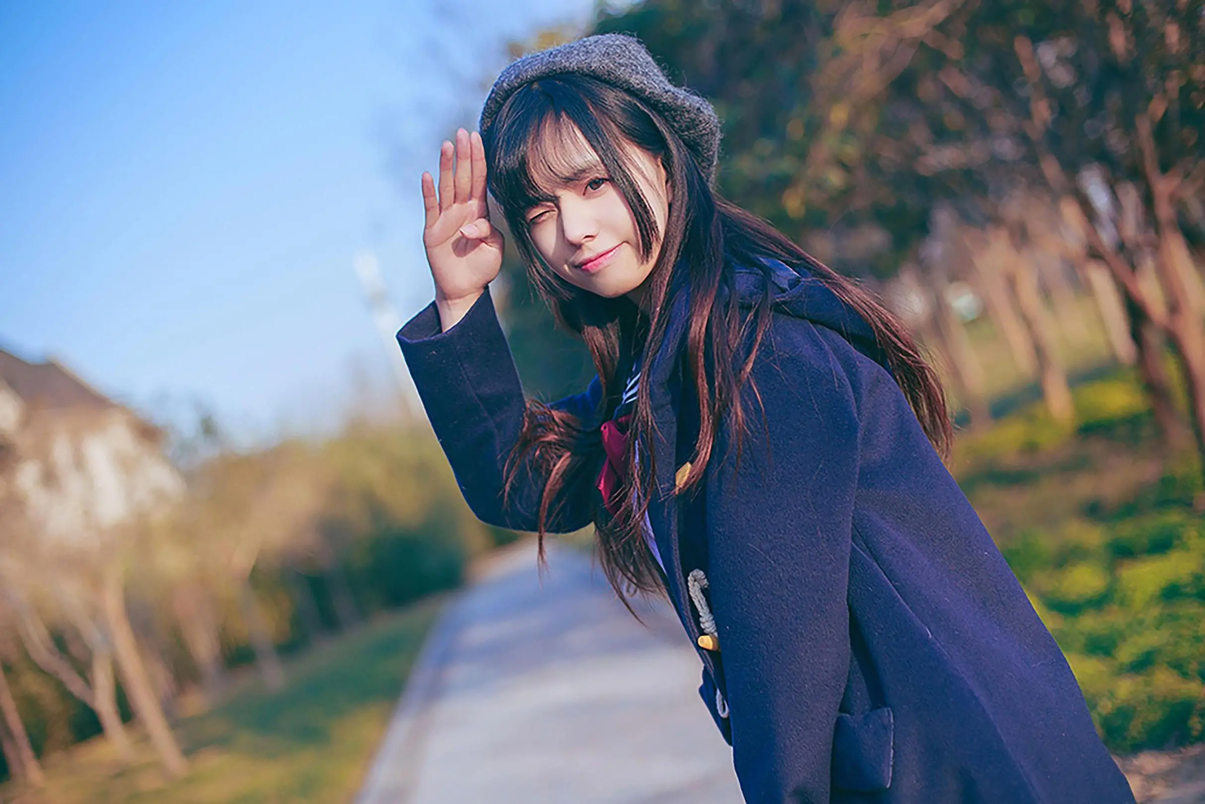 小野妹子w 腿部时尚穿搭分享高清写真5P