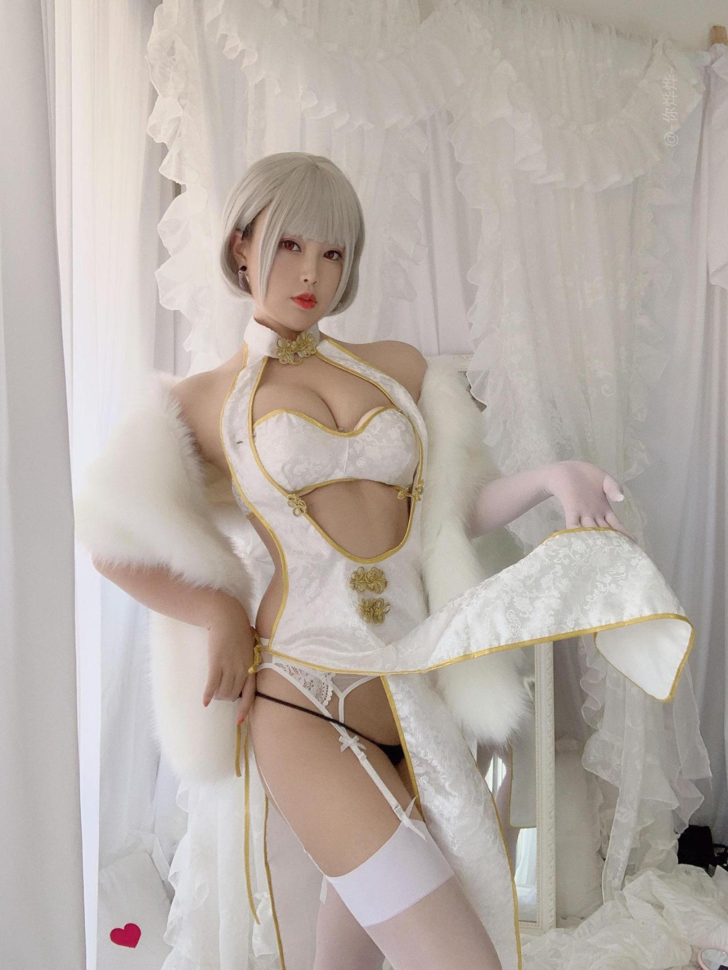 [网络美女] -白烨- 白旗袍 高清手机美女壁纸