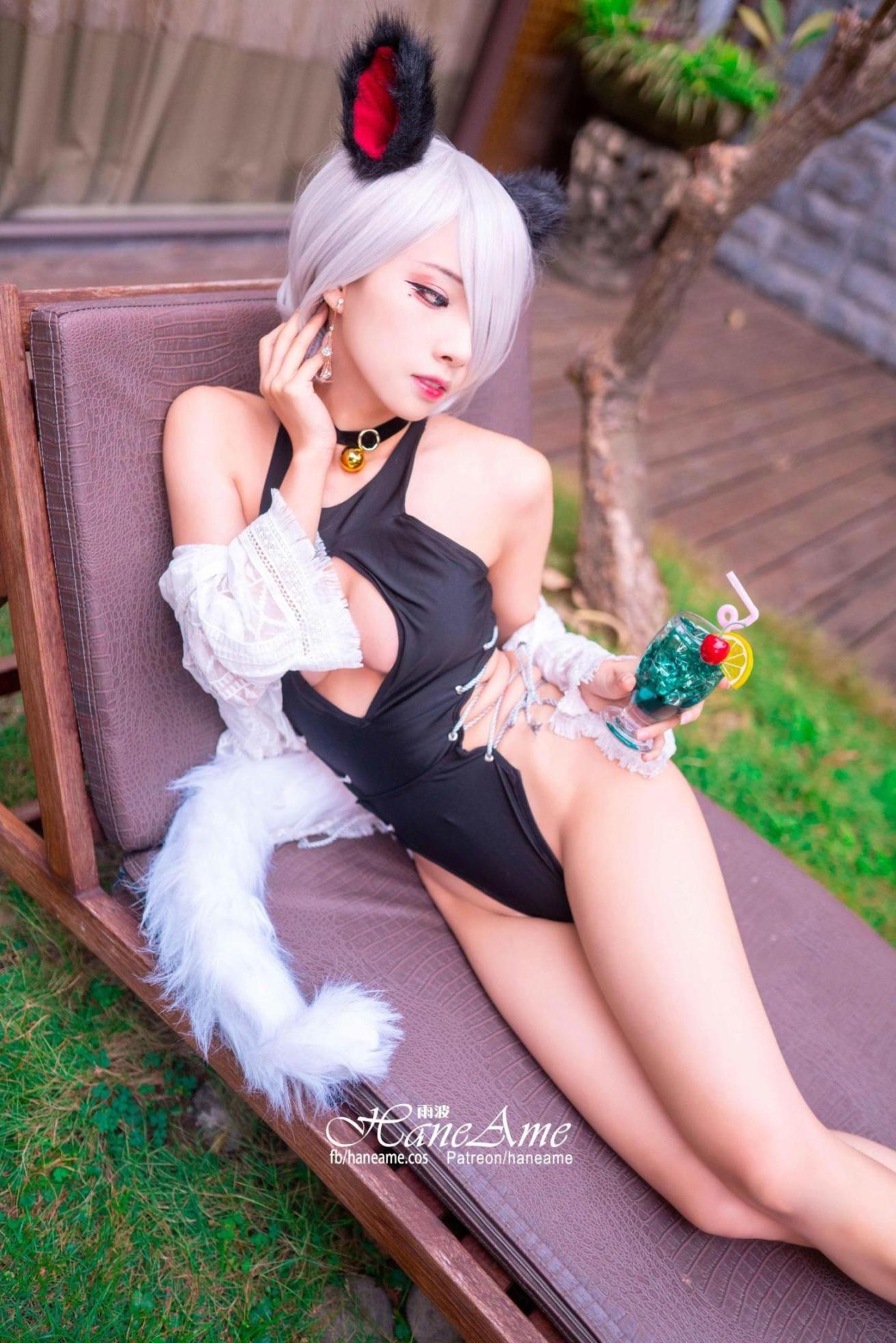 [网络美女] 雨波_HaneAme 兽耳少女 Yokina 高清手机美女壁纸