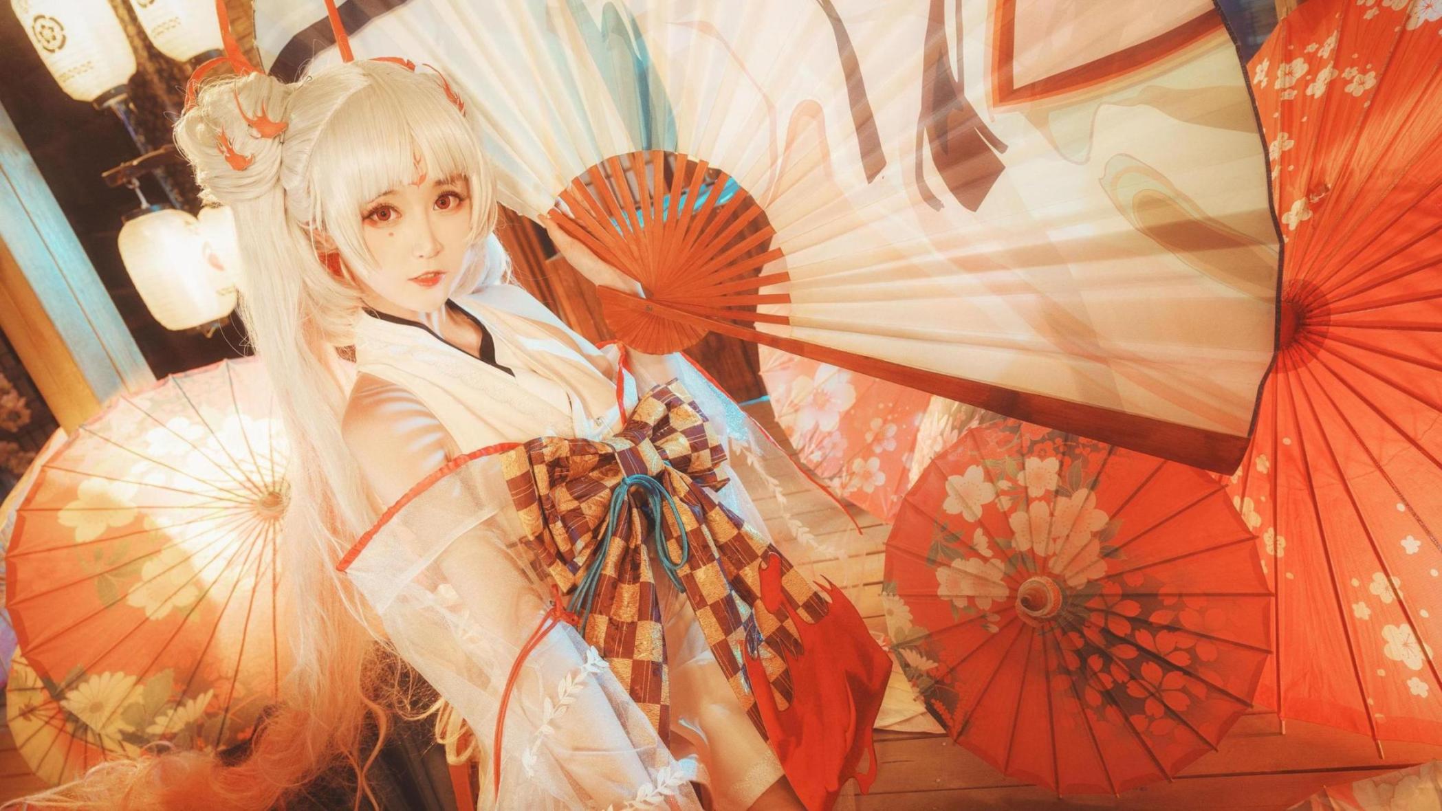 [网络美女] yui金鱼 不知火舞cos高清手机美女壁纸9P