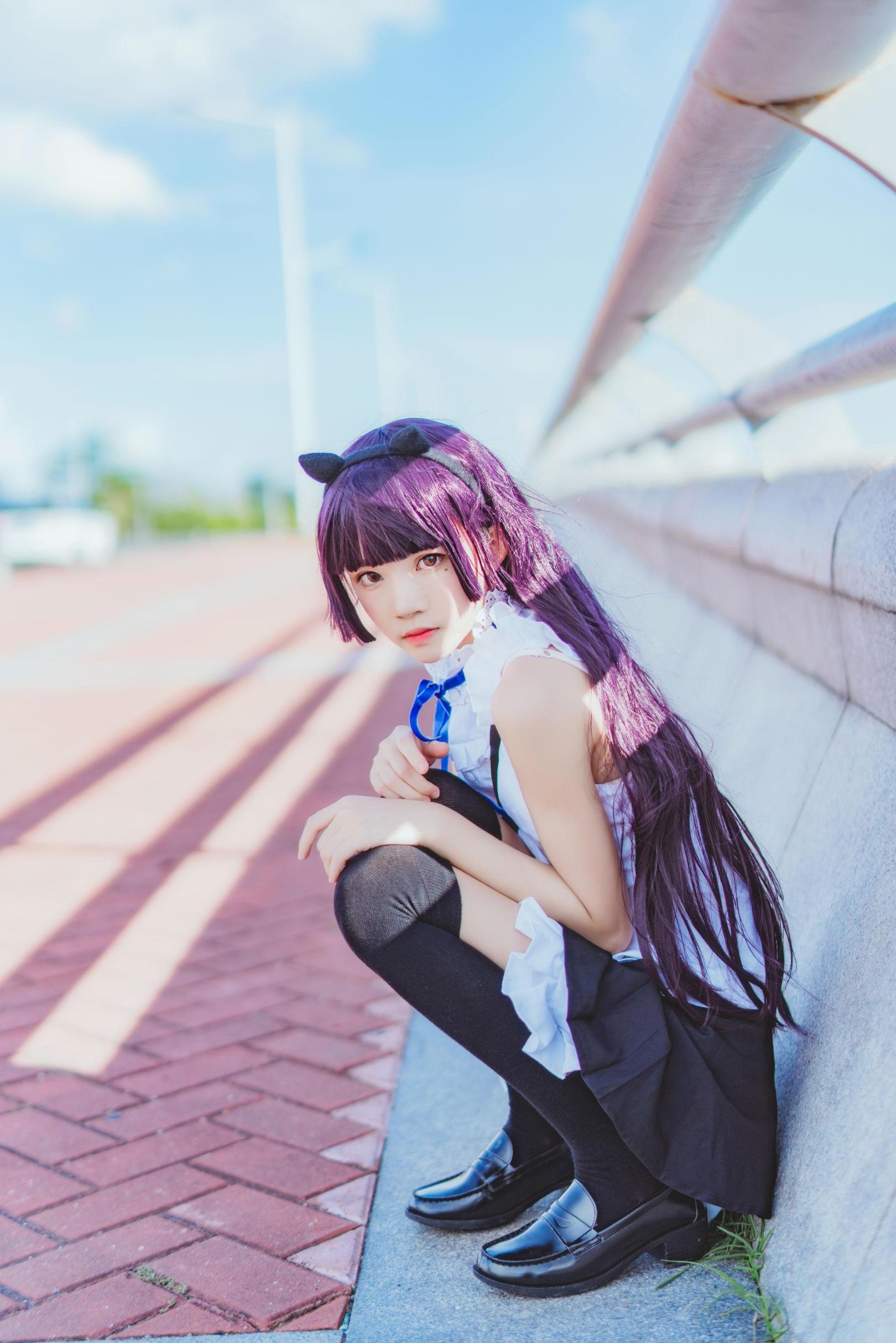 [网络美女] 桜桃喵 五更琉璃高清手机美女壁纸7P