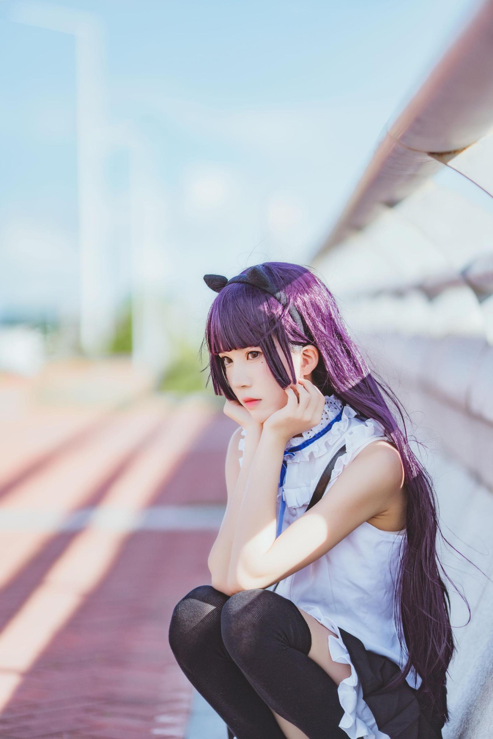 [网络美女] 桜桃喵 五更琉璃高清手机美女壁纸6P