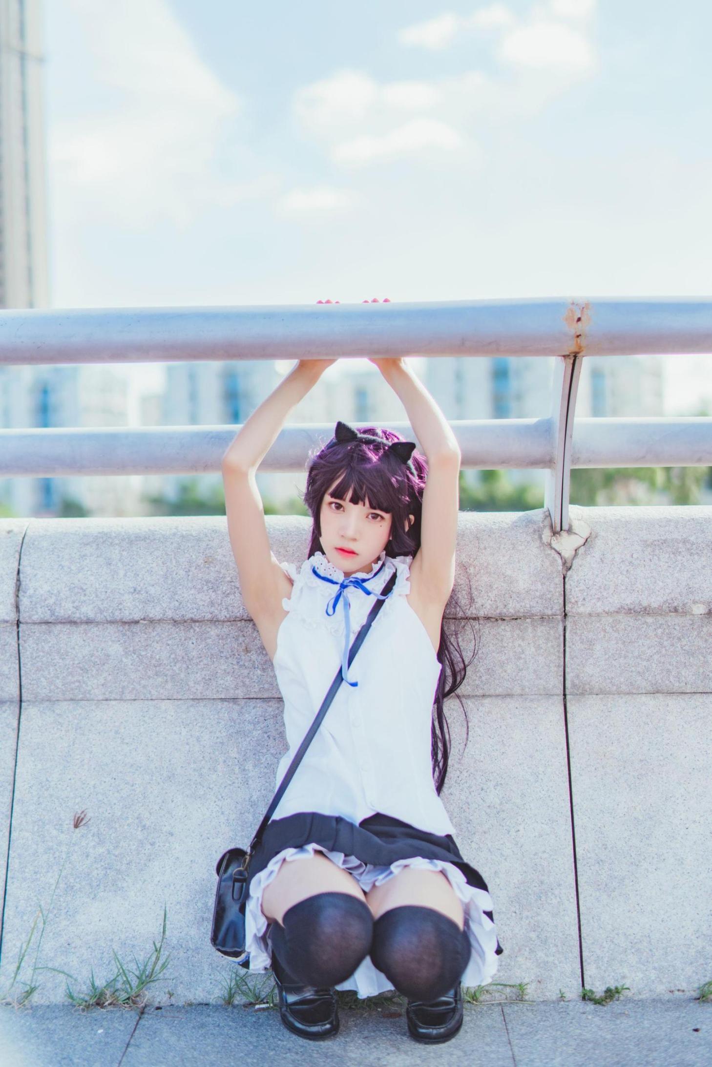 [网络美女] 桜桃喵 五更琉璃高清手机美女壁纸9P