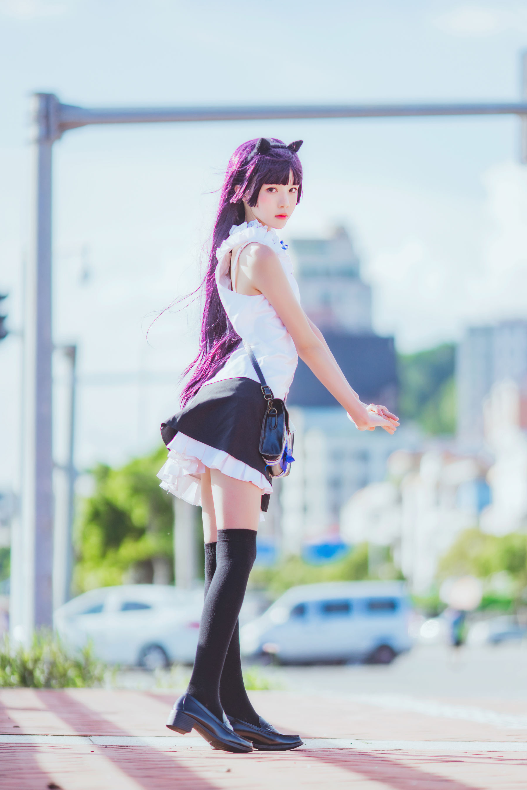 [网络美女] 桜桃喵 五更琉璃高清手机美女壁纸23P