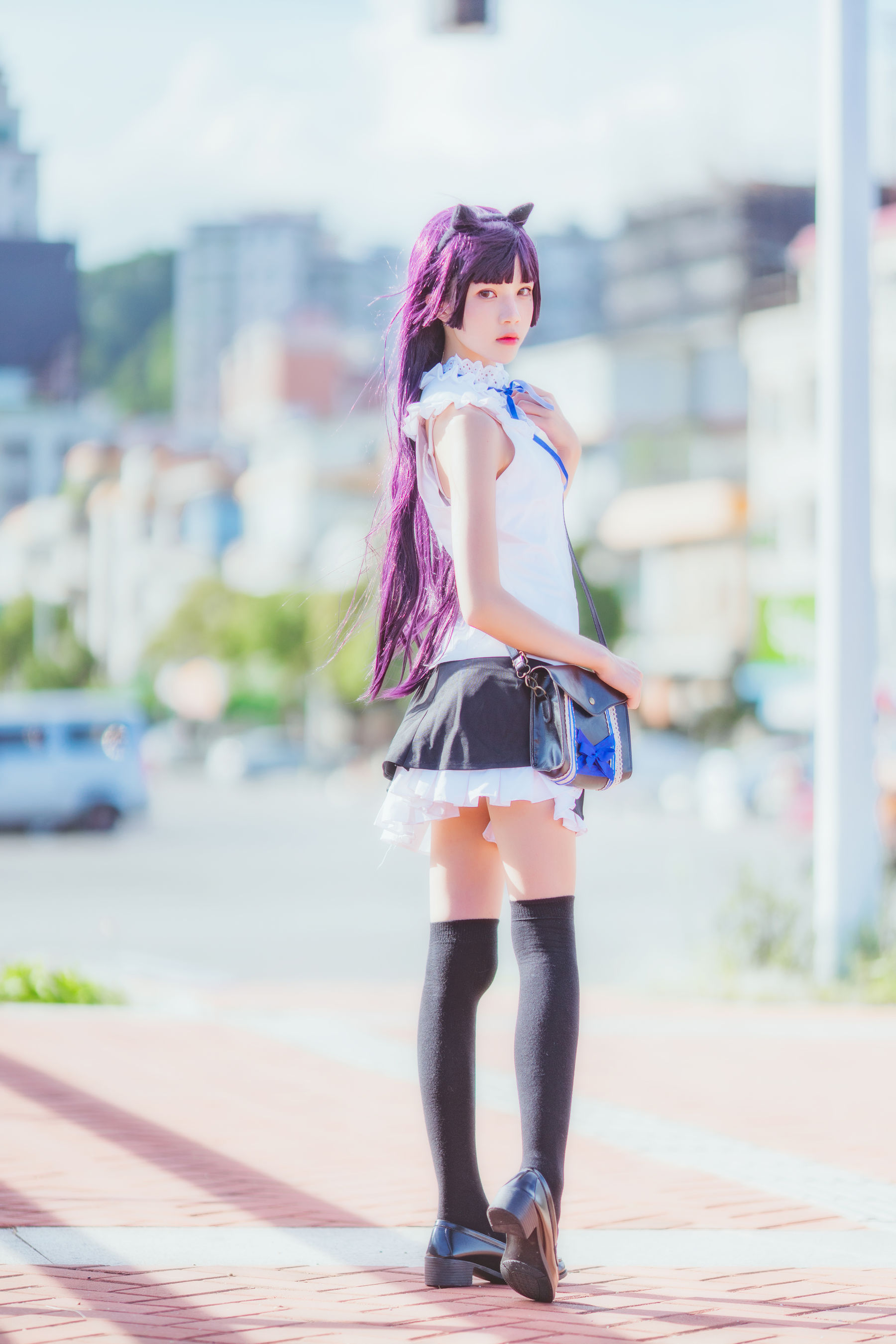 [网络美女] 桜桃喵 五更琉璃高清手机美女壁纸17P