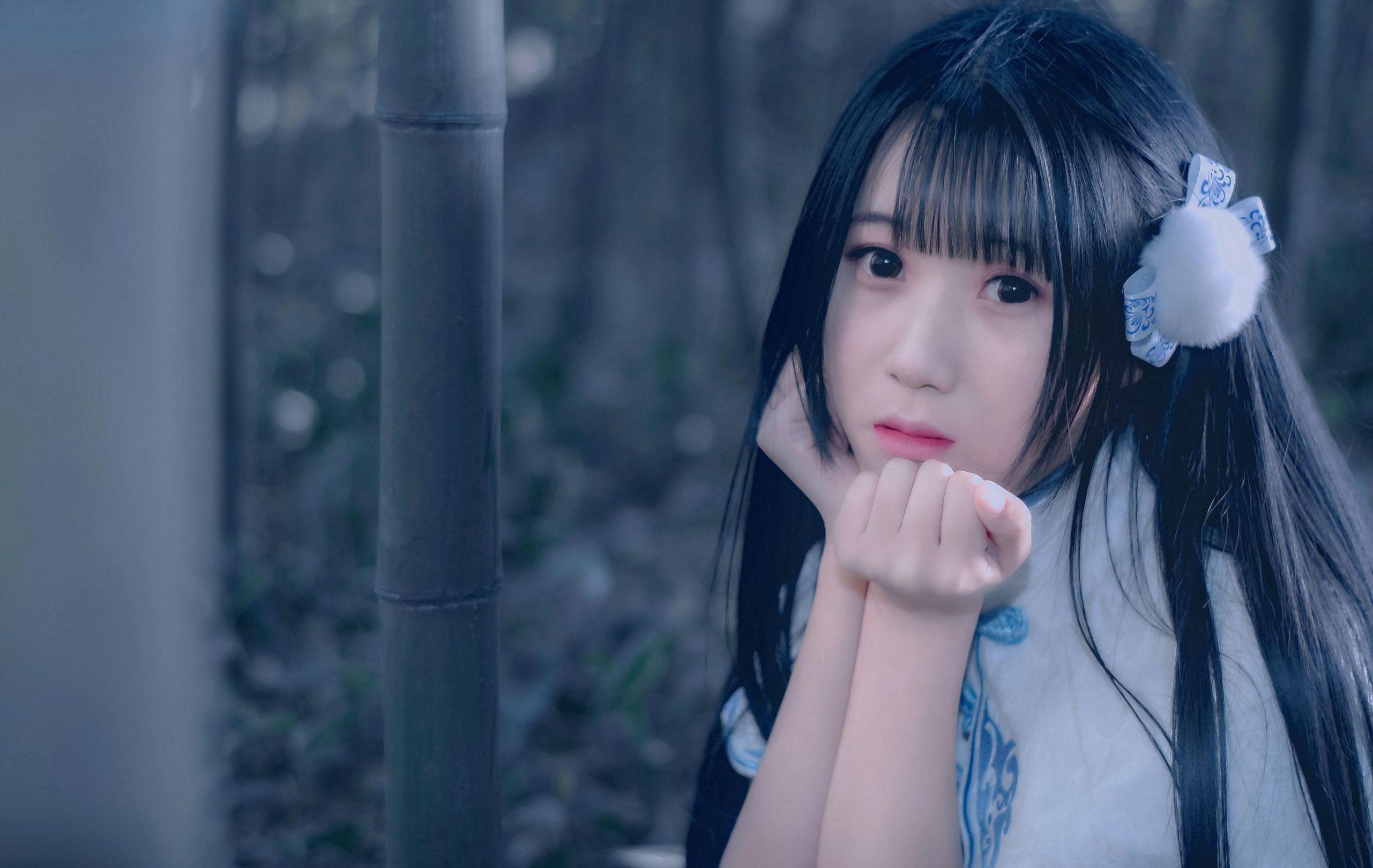 [网络美女] 苏恩惠 汉服高清手机美女壁纸8P