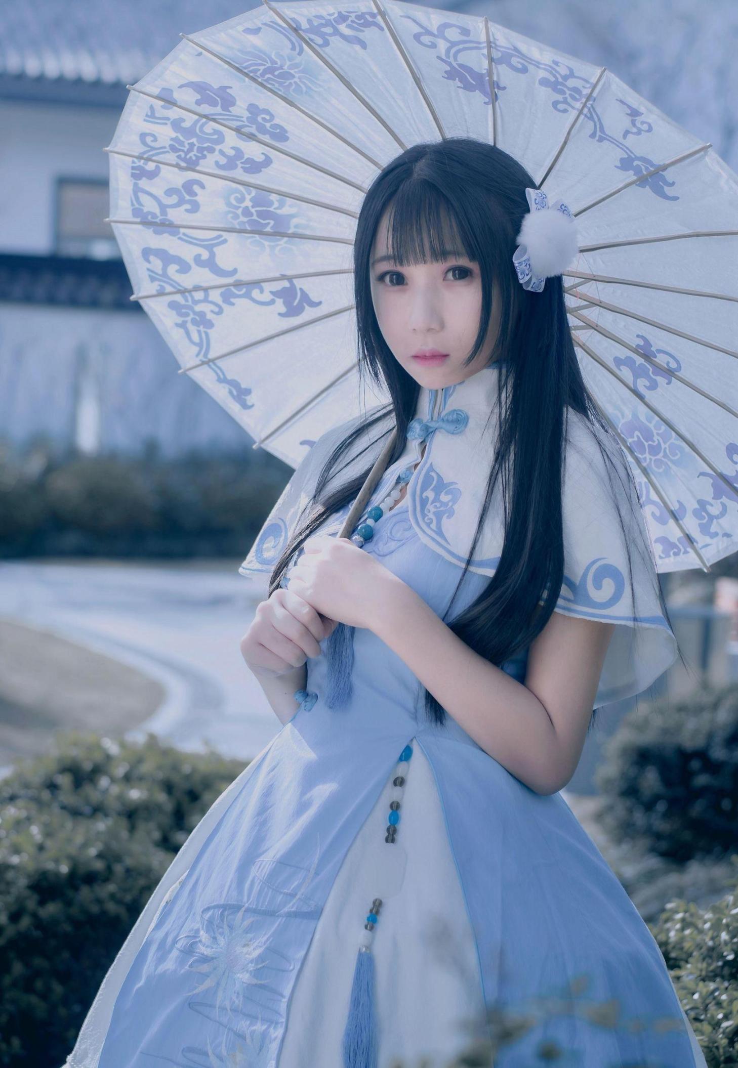 [网络美女] 苏恩惠 汉服高清手机美女壁纸3P