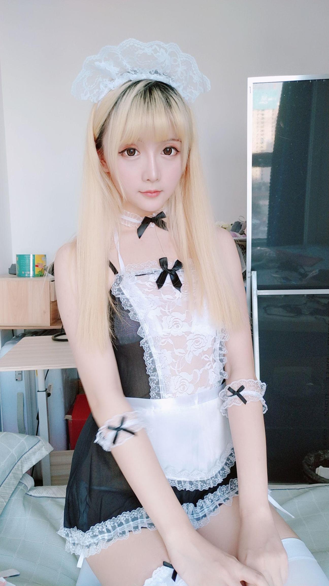 [网络美女] 星之迟迟 女仆 高清手机美女壁纸