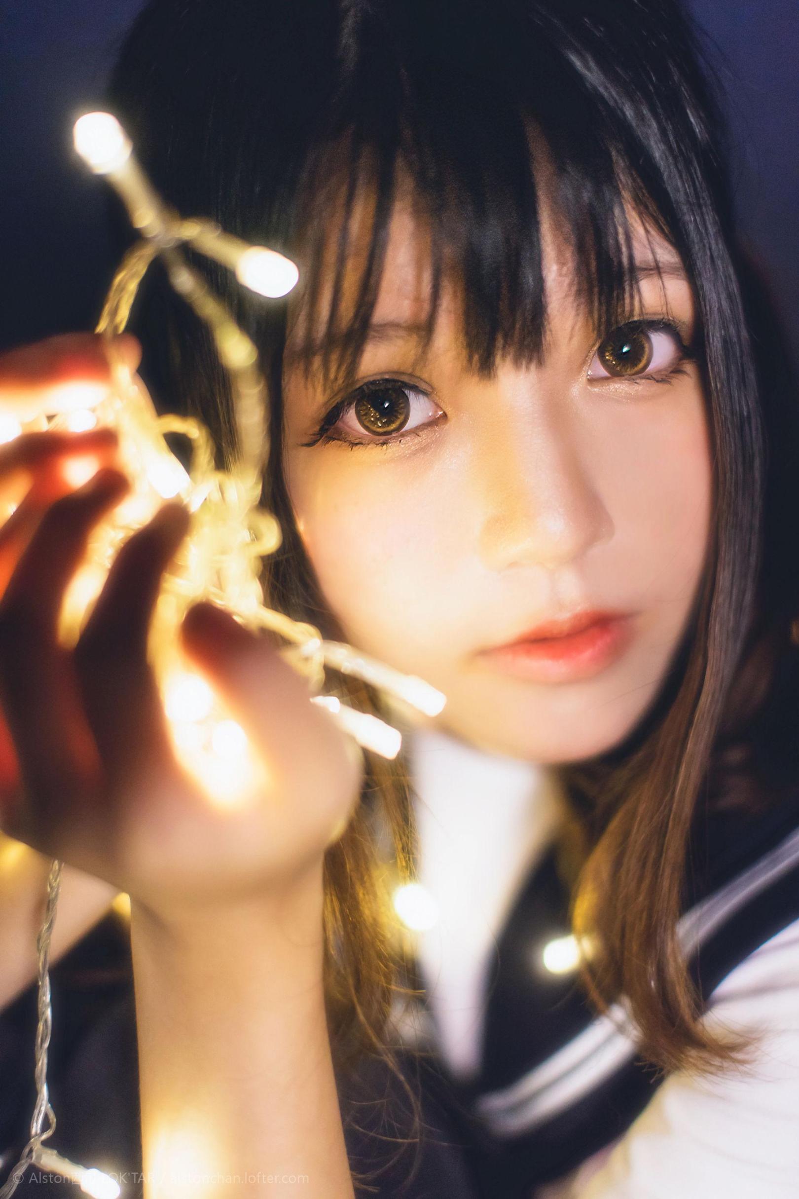 [网络美女] 桜桃喵 小星星高清手机美女壁纸5P