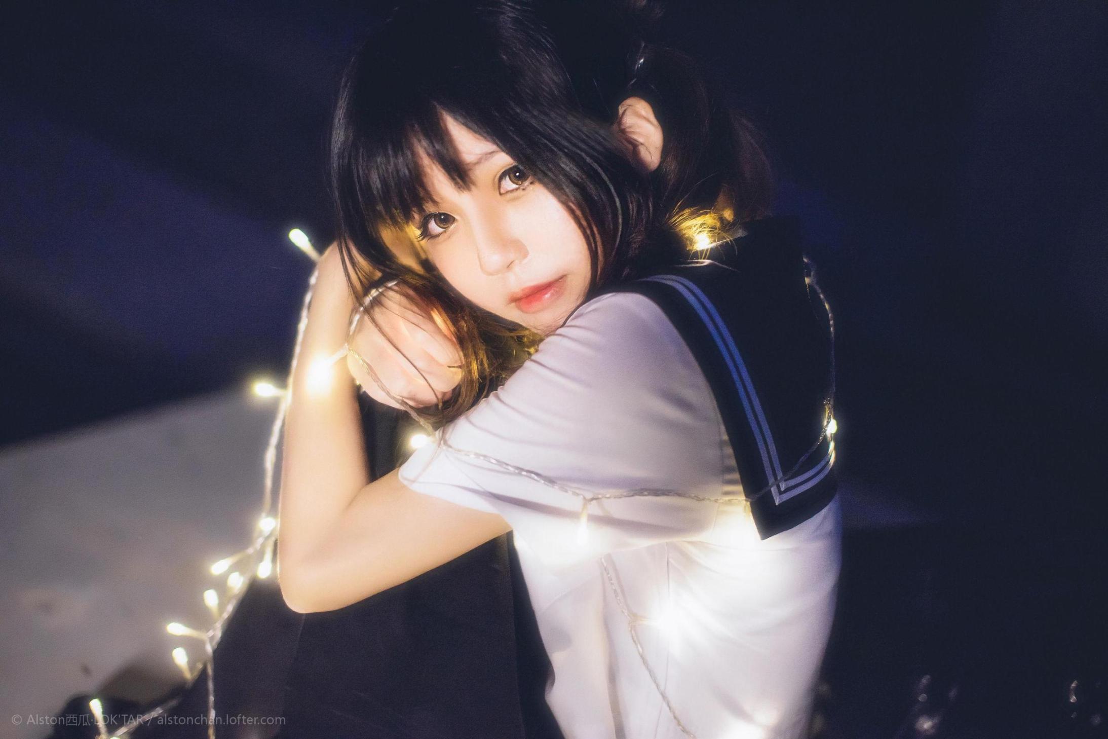 [网络美女] 桜桃喵 小星星高清手机美女壁纸10P