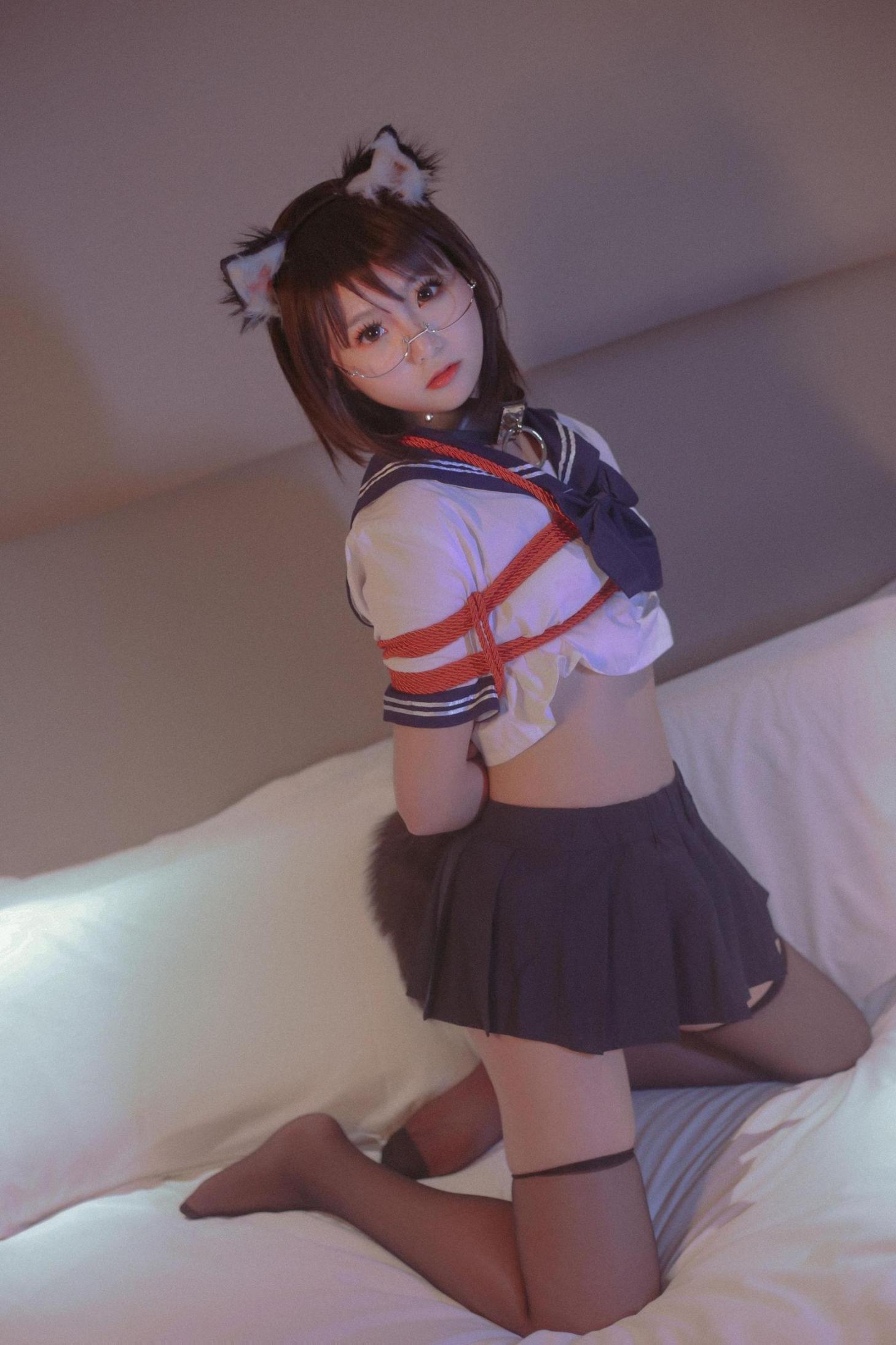 [网络美女] 是青水 猫耳调教 高清手机美女壁纸