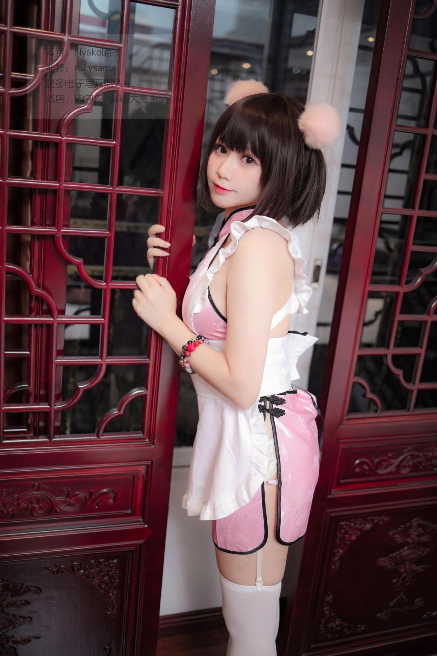 [网络美女] Nyako喵子 旗袍本B 高清手机美女壁纸