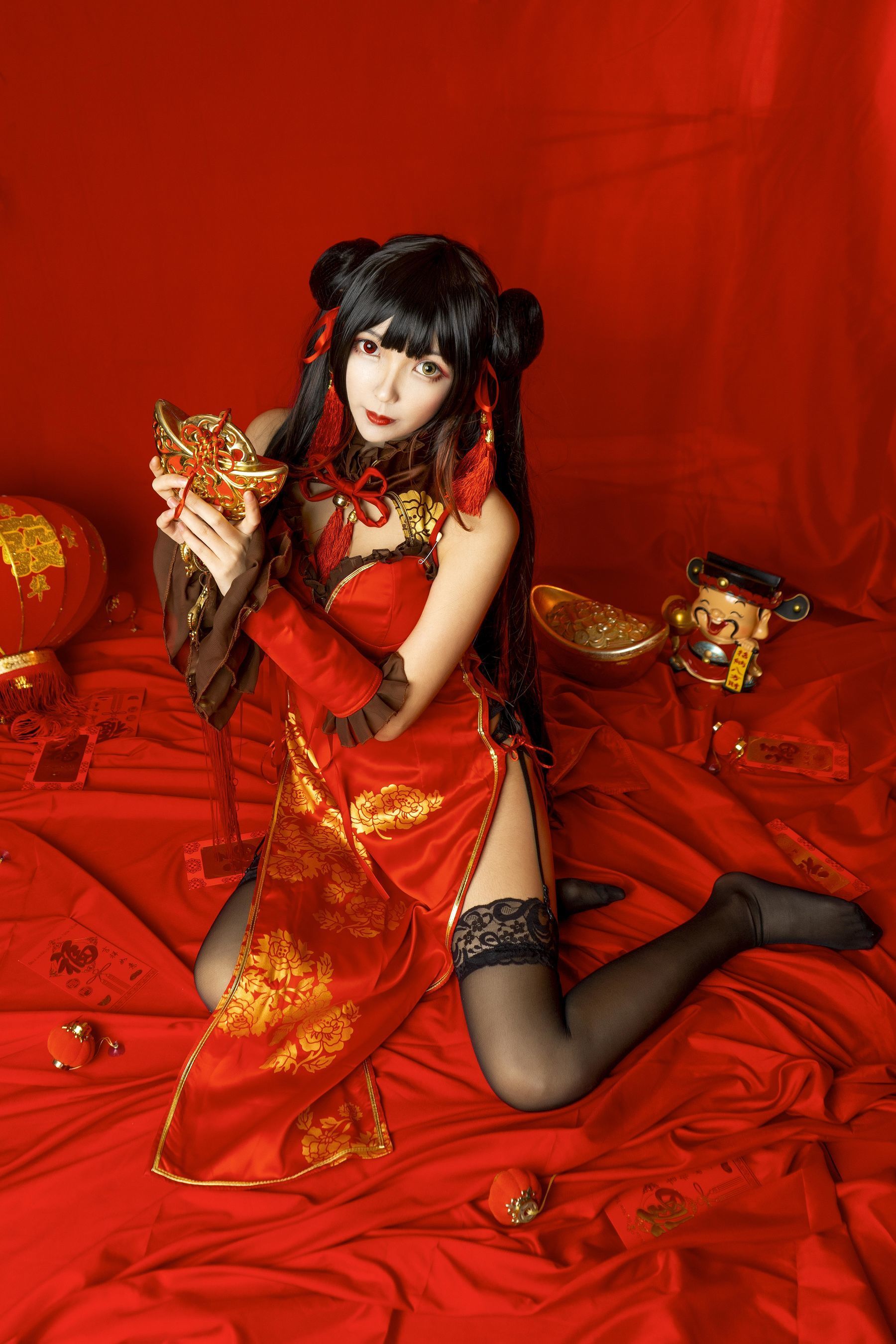 [网络美女] 妍子坚不可摧 狂三新年 高清手机美女壁纸