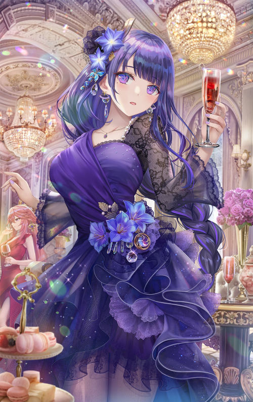 [网络美女] 网络美女 雷电将军壁纸高清手机美女壁纸3P