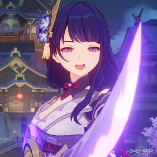 [网络美女] 网络美女 雷电将军壁纸高清手机美女壁纸35P