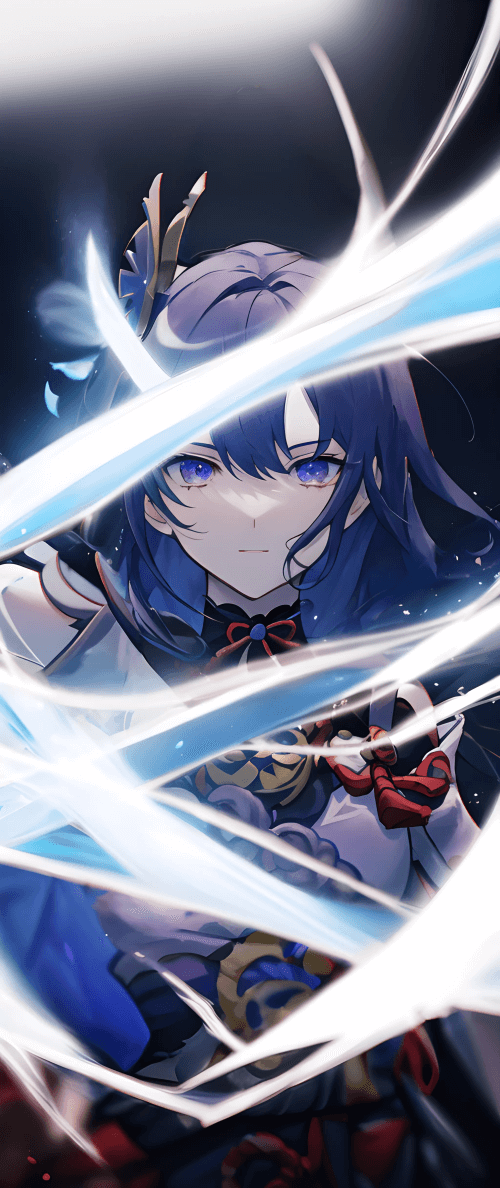 [网络美女] 网络美女 雷电将军壁纸高清手机美女壁纸42P