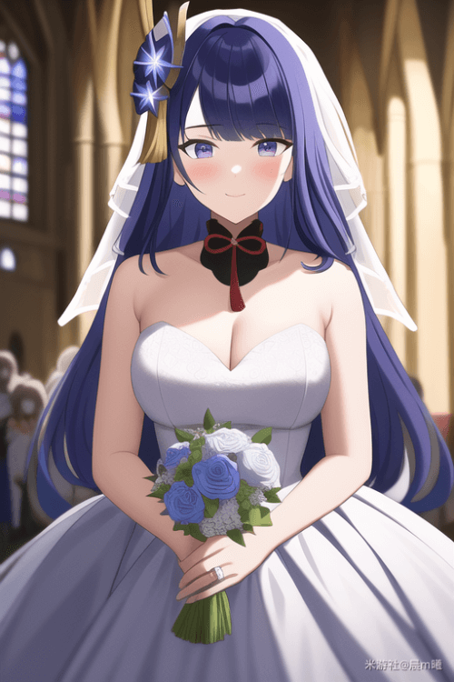 [网络美女] 网络美女 雷电将军壁纸高清手机美女壁纸46P