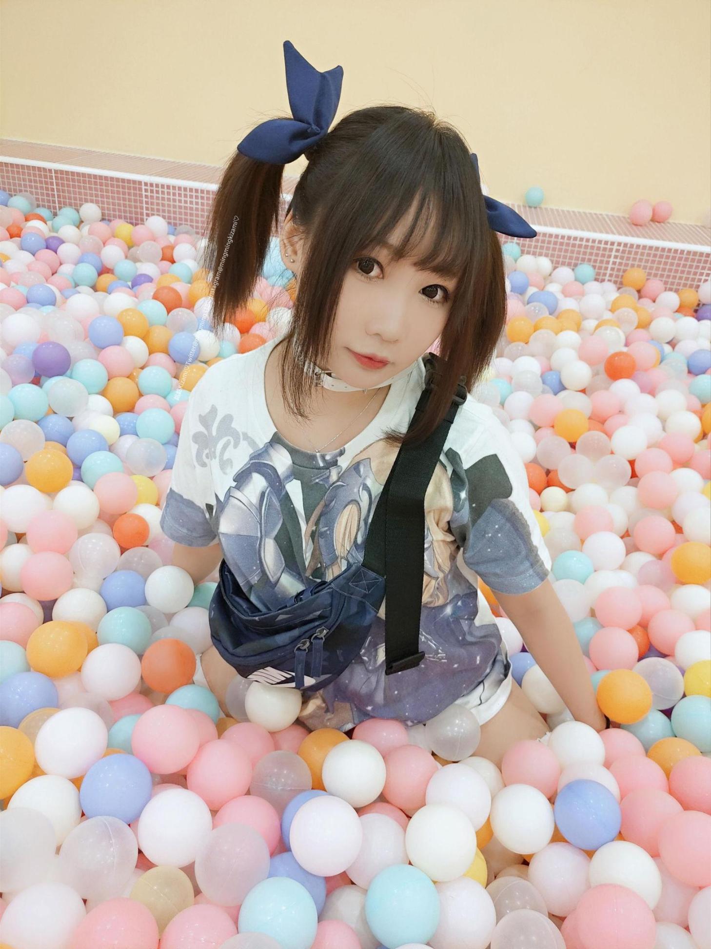 [网络美女] 銘銘Kizami 自撮りVol.06 游乐园 高清手机美女壁纸