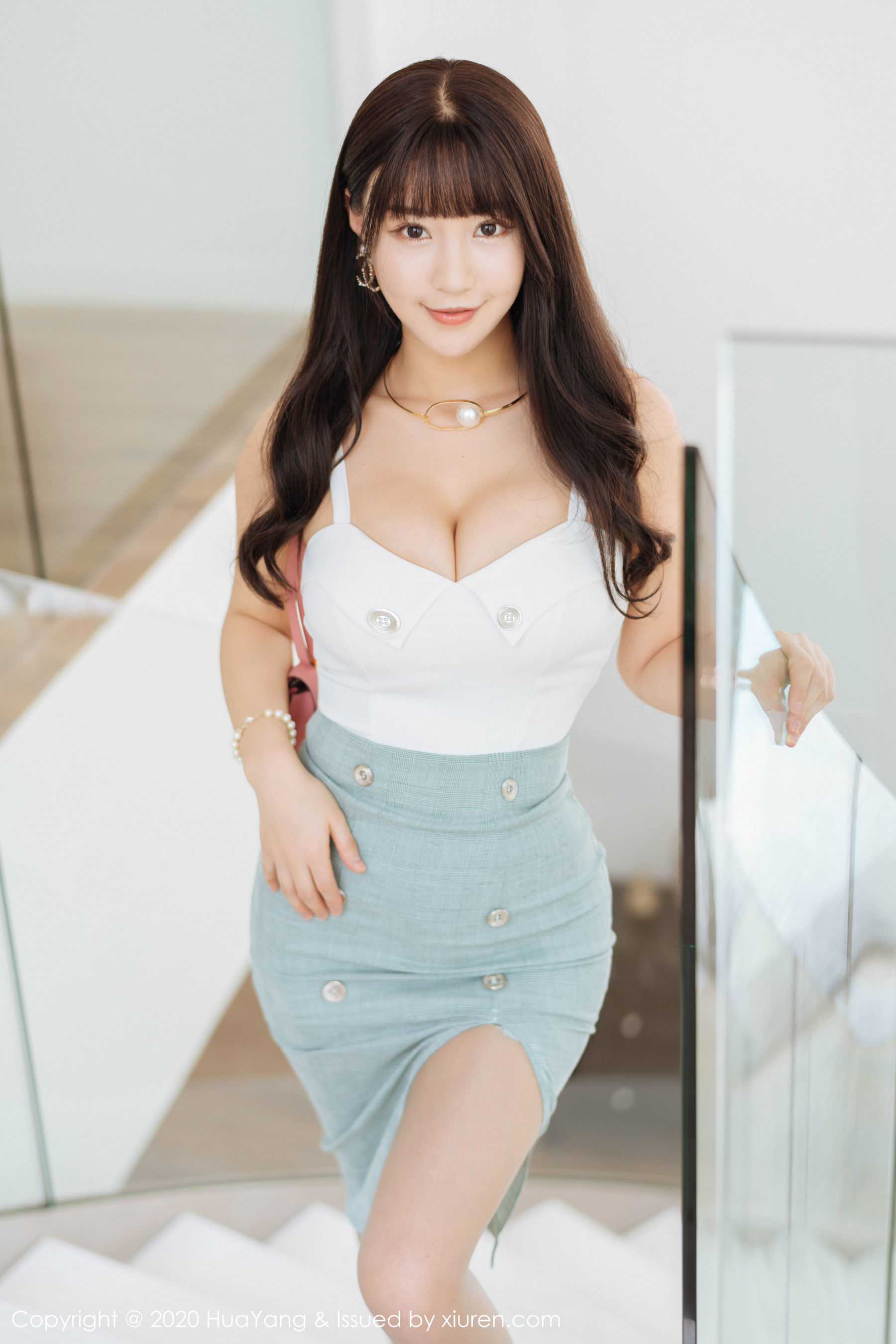 [波萝社] 朱可儿 性感内衣与朦胧肉丝系列 高清手机美女壁纸