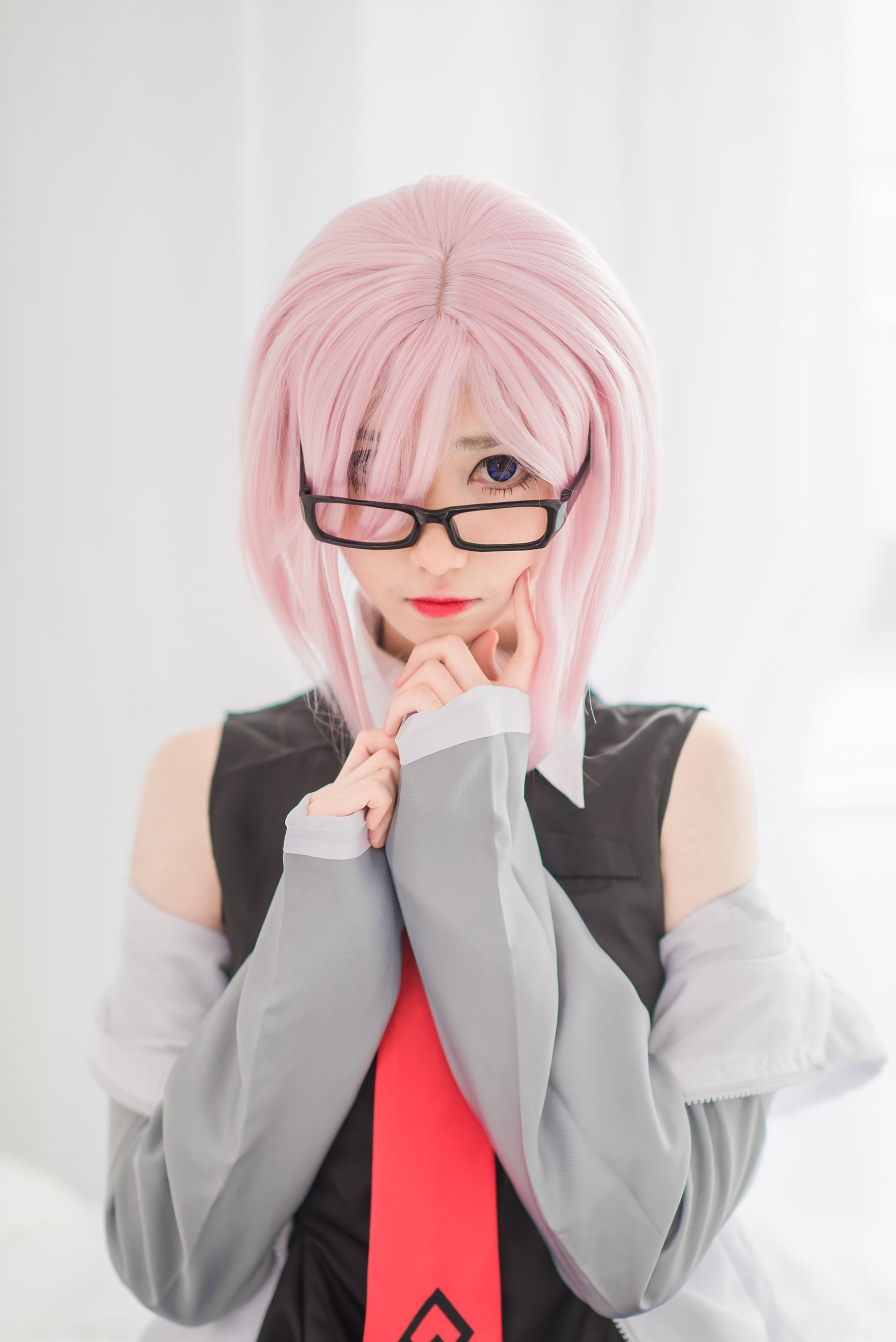 [网络美女] 南桃Momoko 玛修制服 高清手机美女壁纸